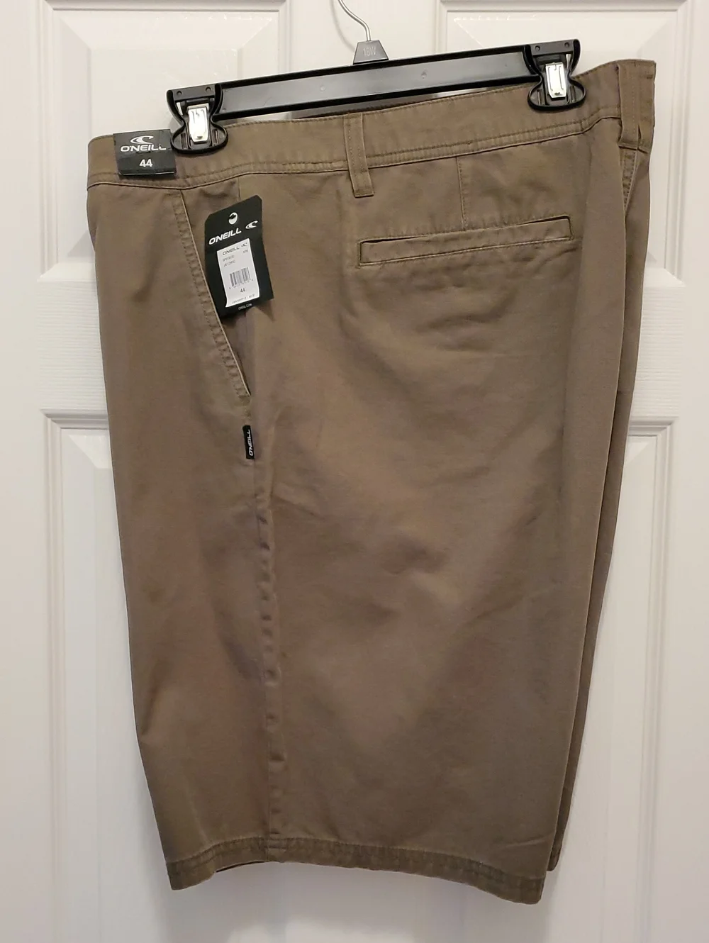 NEW O'Neill Men's Khaki Flat Front Chino Shorts 🌻size 44